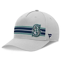 Men's Fanatics Stone Seattle Mariners Foul Ball A-Frame Adjustable Hat