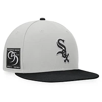 Men's Fanatics Gray/Black Chicago White Sox Glory Days Two-Tone Snapback Hat