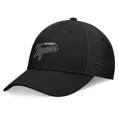 Men's Fanatics Black Detroit Tigers Night Game Flex Hat