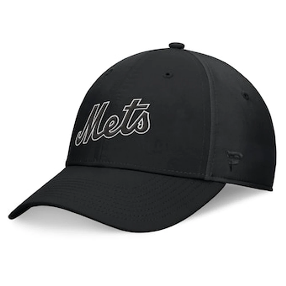 Men's Fanatics Black New York Mets Night Game Flex Hat