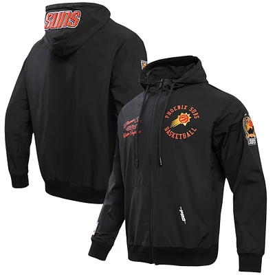 Men's Pro Standard Black Phoenix Suns Hybrid Full-Zip Hoodie