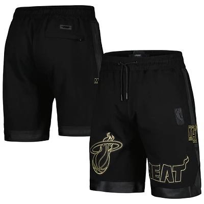 Men's Pro Standard Black Miami Heat Shorts