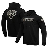 Men's Pro Standard New York Knicks Black & Gold Pullover Hoodie