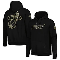 Men's Pro Standard Miami Heat Black & Gold Pullover Hoodie