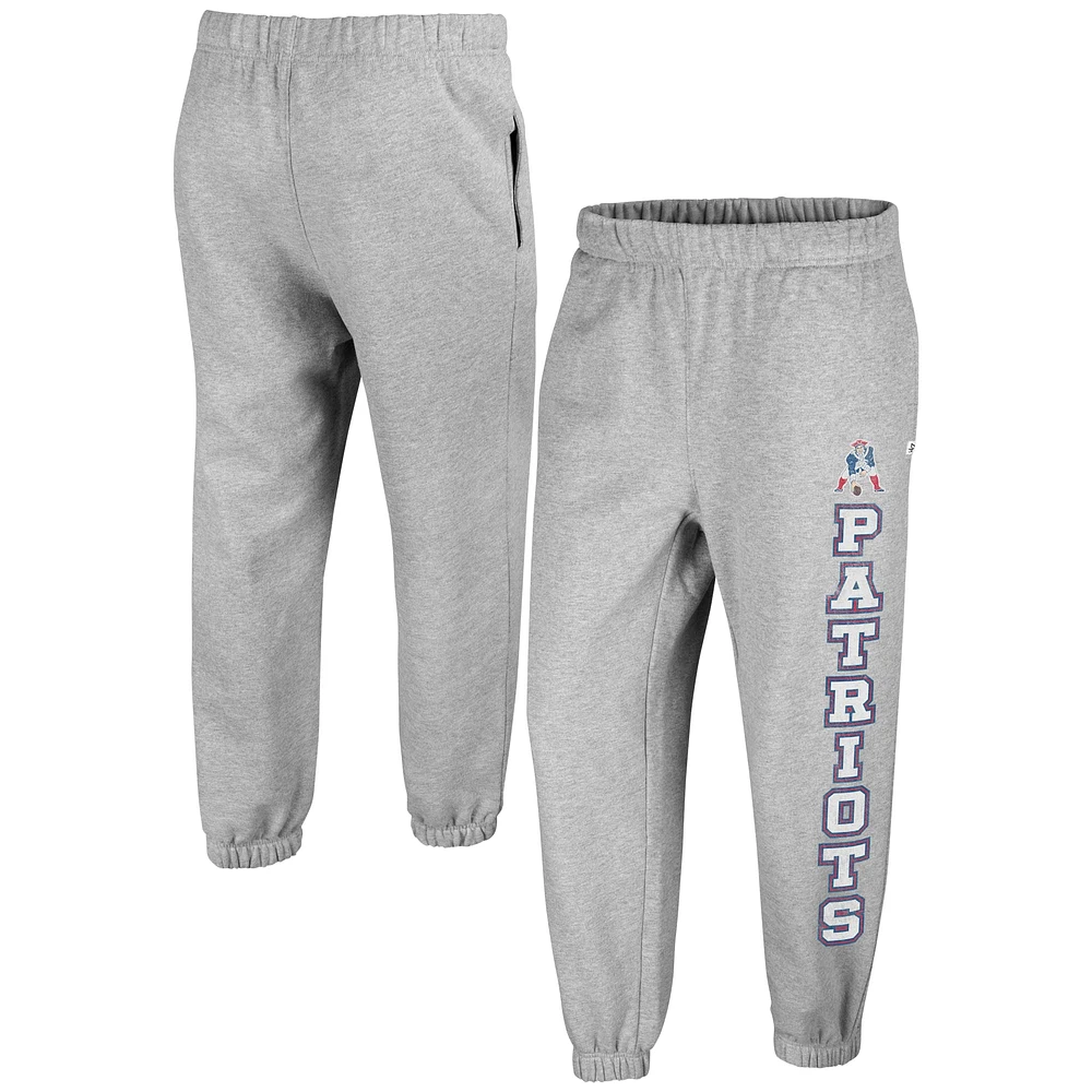 Women's '47 Gray New England Patriots Double Pro Harper Jogger Sweatpants