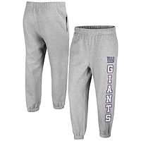 Women's '47 Gray New York Giants Double Pro Harper Jogger Sweatpants