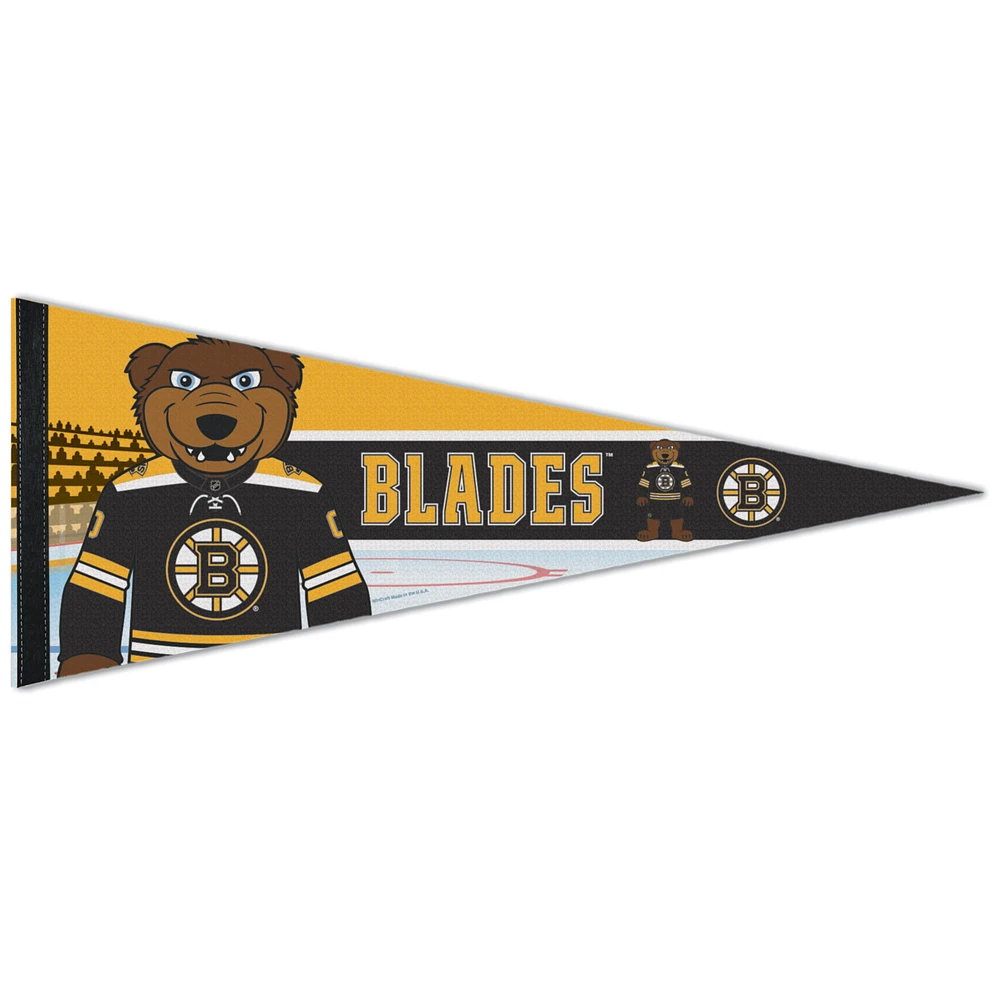 WinCraft Boston Bruins 12" x 30" Mascot Premium Pennant