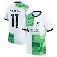 Men's Nike Mohamed Salah White Liverpool 2023/24 Away Replica Player Jersey