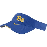 Men's Nike  Royal Pitt Panthers 2023 Sideline Performance Adjustable Visor