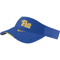 Men's Nike  Royal Pitt Panthers 2023 Sideline Performance Adjustable Visor