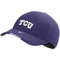 Men's Nike Purple TCU Horned Frogs 2023 Sideline Legacy91 Performance Adjustable Hat