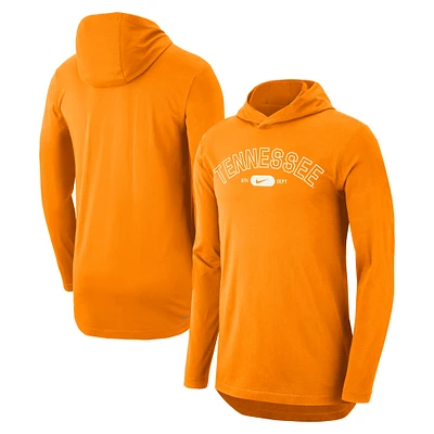 Men's Nike Tennessee Orange Volunteers Campus Performance Long Sleeve Hoodie T-Shirt