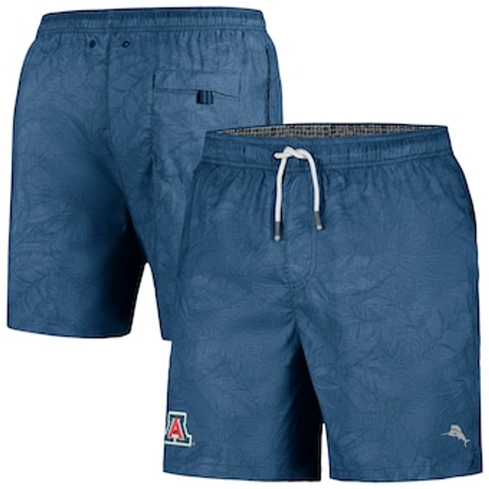 Men's Tommy Bahama Navy Arizona Wildcats Naples Layered Leaves Swim Trunks