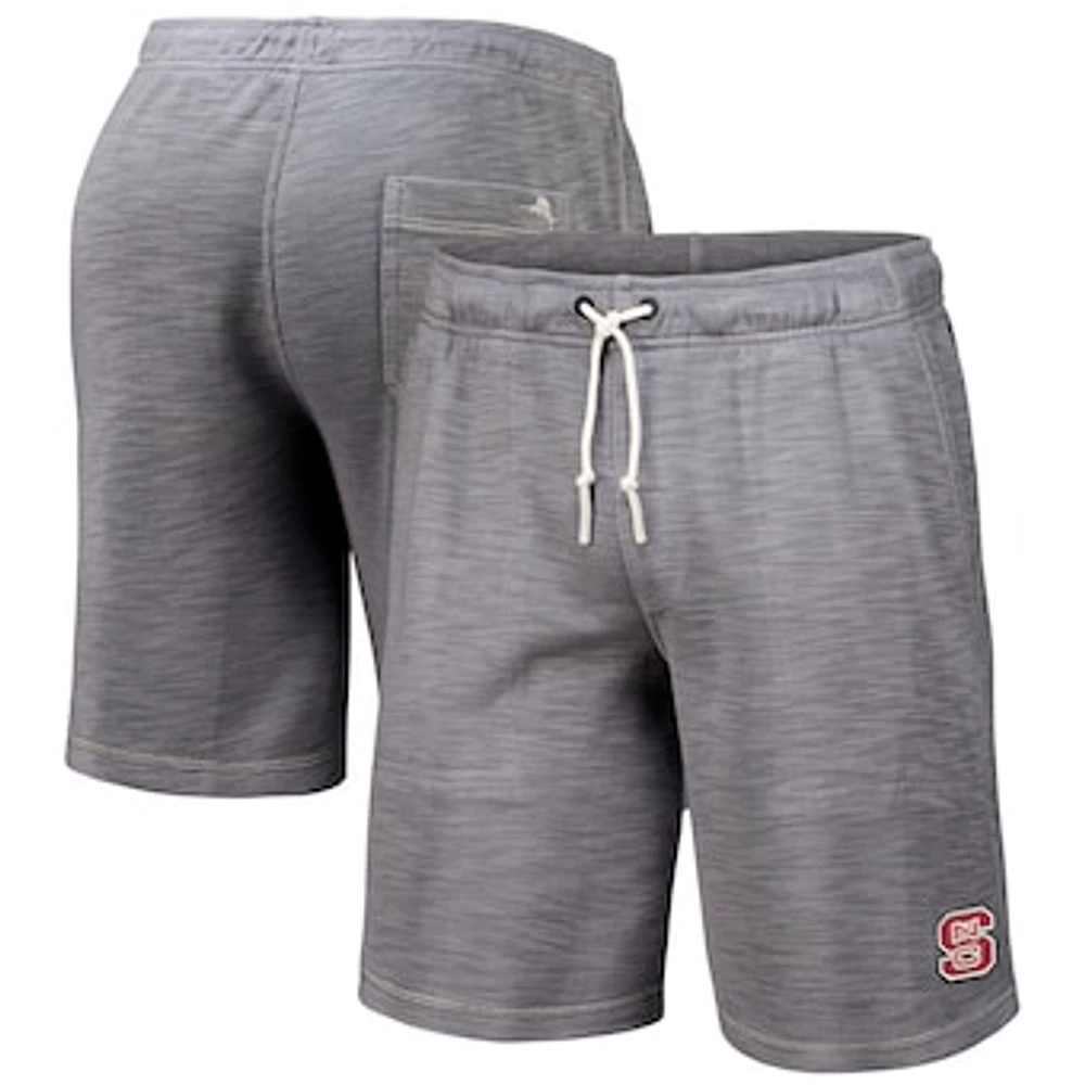 Men's Tommy Bahama Gray NC State Wolfpack Tobago Bay Tri-Blend Shorts