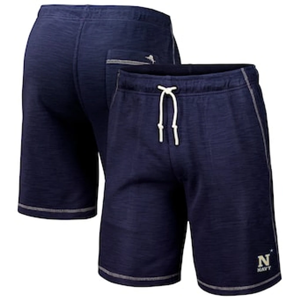 Men's Tommy Bahama Navy Midshipmen Tobago Bay Tri-Blend Shorts