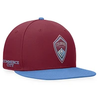 Men's Fanatics Burgundy/Sky Blue Colorado Rapids Downtown Snapback Hat