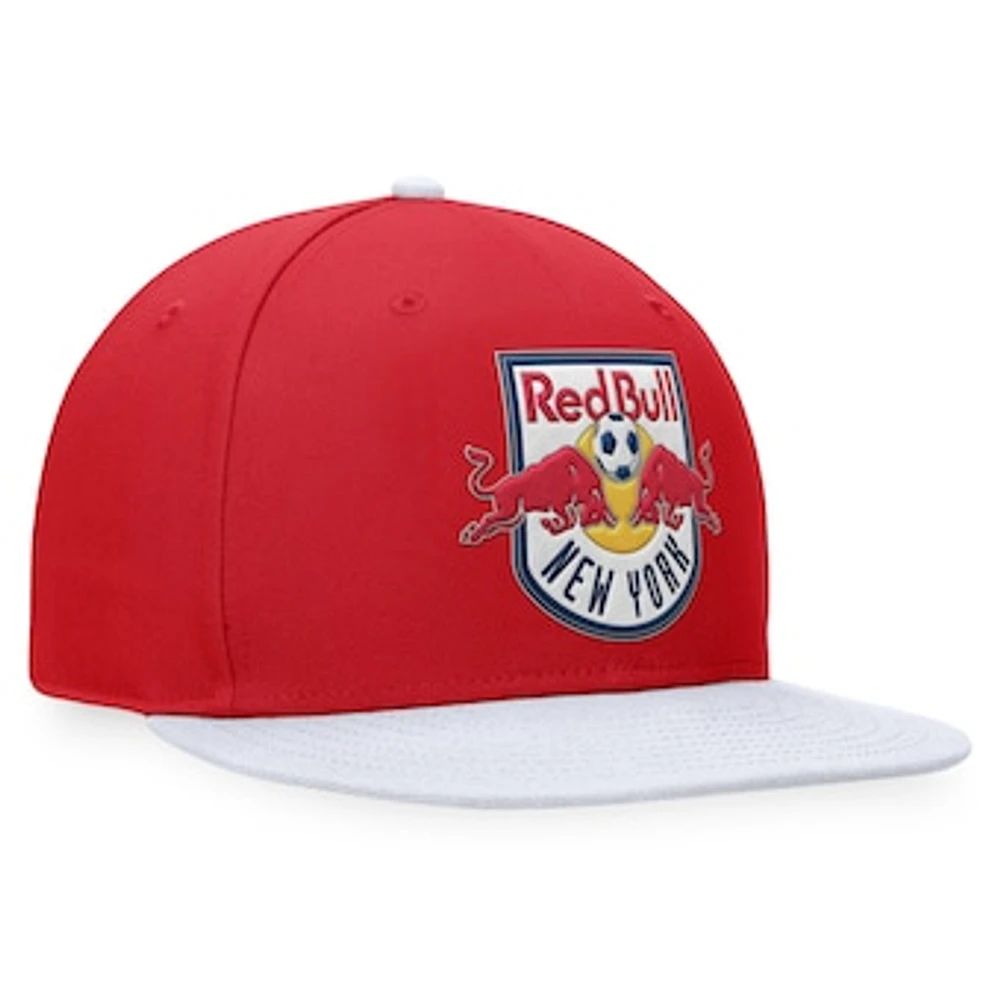 Men's Fanatics Red/White New York Red Bulls Downtown Snapback Hat