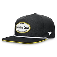 Men's Fanatics Black Columbus Crew Iron Golf Snapback Hat