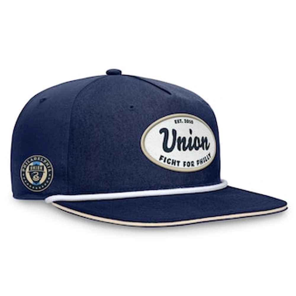 Men's Fanatics Navy Philadelphia Union Iron Golf Snapback Hat