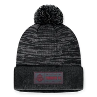 Men's Fanatics Heather Charcoal Toronto FC Low Key Cuffed Knit Hat with Pom