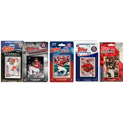 Washington Nationals Trading Cards Team Sets