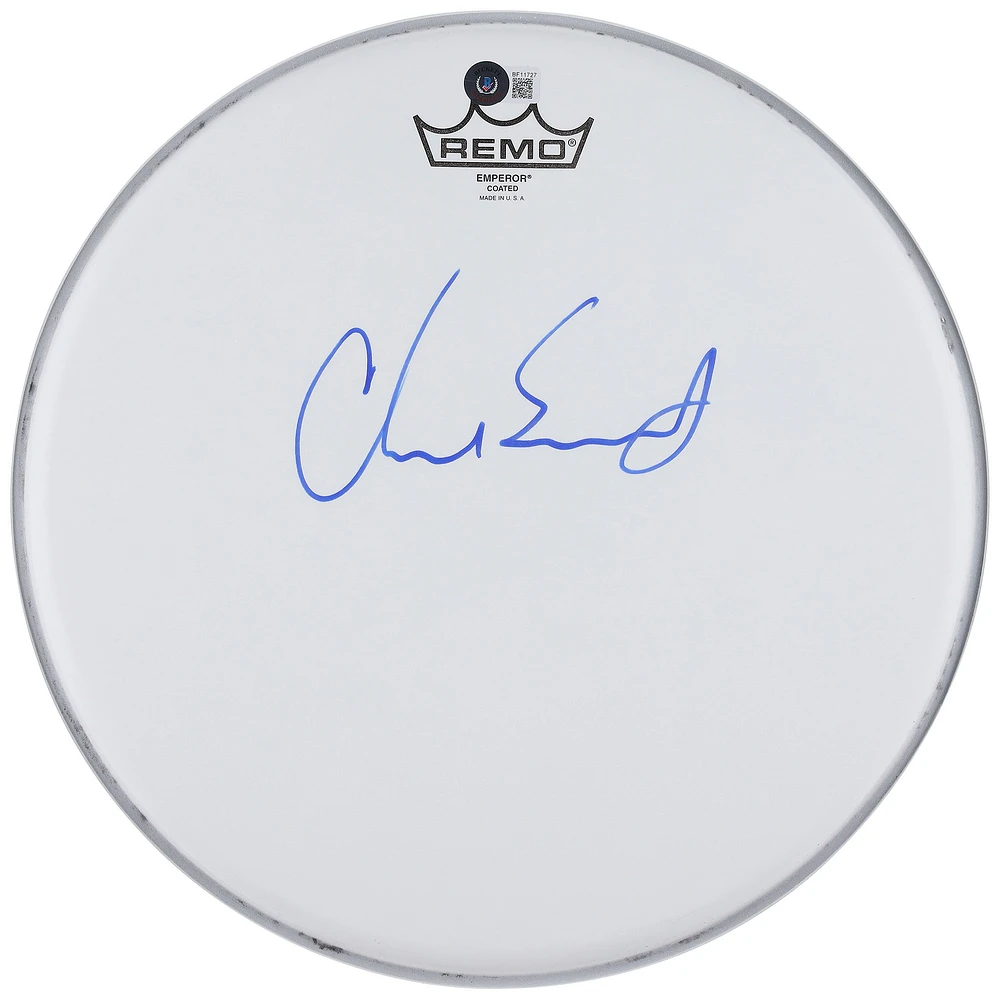 Chad Smith Red Hot Chili Peppers Autographed Drumhead - BAS