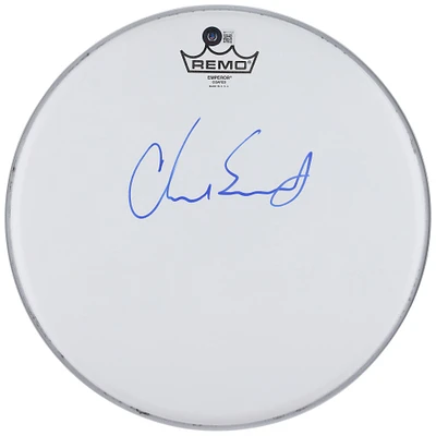 Chad Smith Red Hot Chili Peppers Autographed Drumhead - BAS