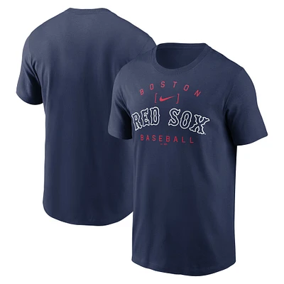 Men's Nike Navy Boston Red Sox Home Team Athletic Arch T-Shirt