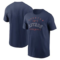 Men's Nike Navy Houston Astros Home Team Athletic Arch T-Shirt