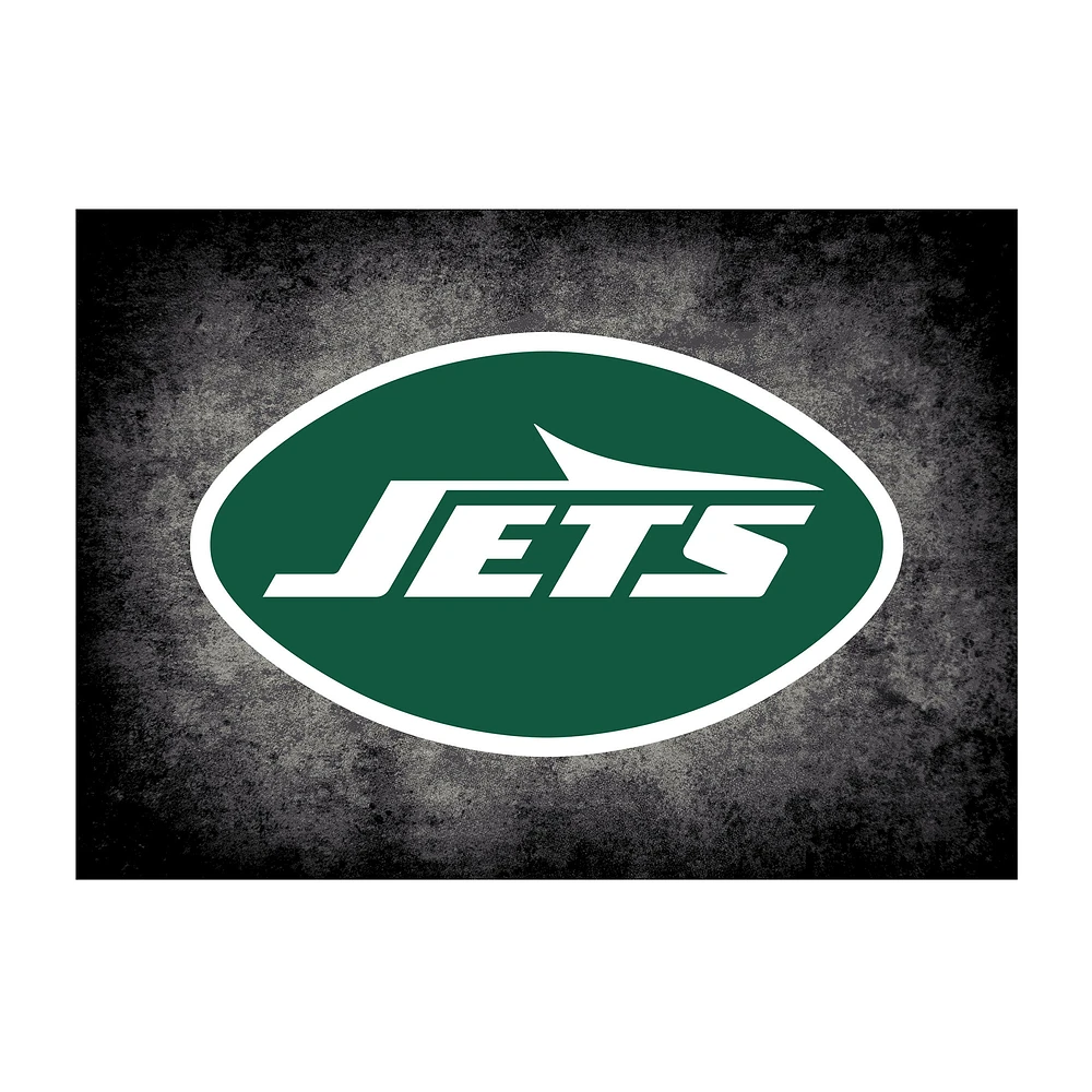 Imperial New York Jets 7'8'' x 10'9'' Distressed Rug