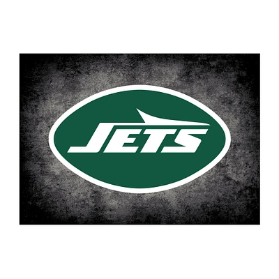 Imperial  New York Jets 7'8'' x 10'9'' Distressed Rug