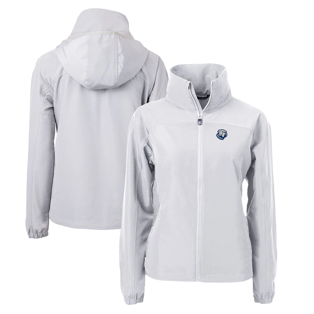 Women's Cutter & Buck Citadel Bulldogs Charter Eco Recycled Full-Zip Jacket