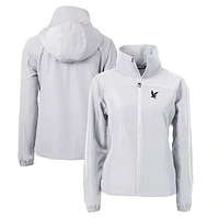 Women's Cutter & Buck  Gray Embry Riddle Eagles Charter Eco Recycled Full-Zip Jacket