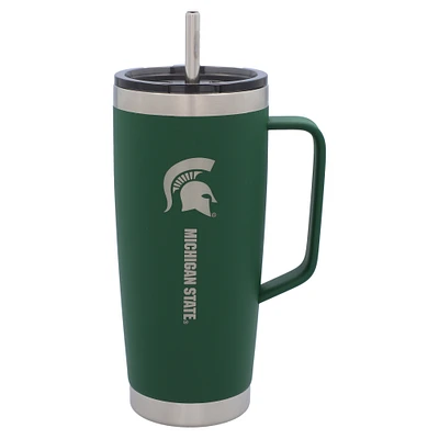 The Memory Company Michigan State Spartans 26oz. Team Color Roadie Tumbler with Handle