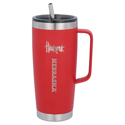 The Memory Company Nebraska Huskers 26oz. Team Color Roadie Tumbler with Handle