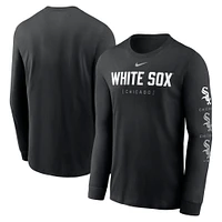 Men's Nike Black Chicago White Sox Repeater Long Sleeve T-Shirt