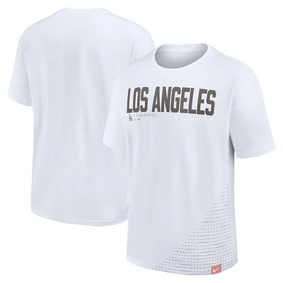 Men's Nike White Los Angeles Dodgers Max 90 T-Shirt