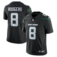 Men's Nike Aaron Rodgers Black New York Jets  Vapor Untouchable Limited Jersey