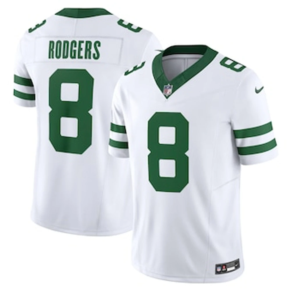 Men's Nike Aaron Rodgers Legacy New York Jets Vapor F.U.S.E. Limited Jersey