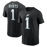 Men's Nike Jalen Hurts Philadelphia Eagles Player Name & Number T-Shirt