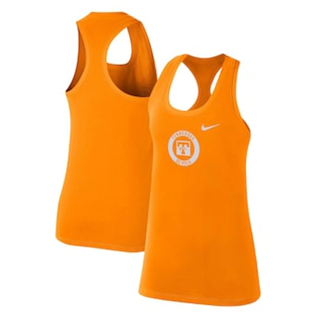 Women's Nike Tennessee Orange Tennessee Volunteers Modern Circle Racerback Tank Top