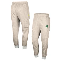 Men's Nike Heather Gray Oregon Ducks Club Cargo Jogger Pants