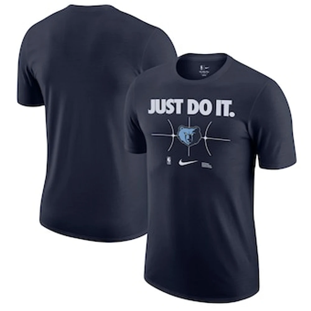 Men's Nike Navy Memphis Grizzlies Just Do It T-Shirt