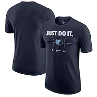 Men's Nike Navy Memphis Grizzlies Just Do It T-Shirt