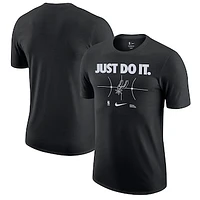 Men's Nike Black San Antonio Spurs Just Do It T-Shirt