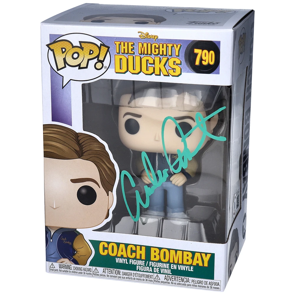 Emilio Estevez The Mighty Ducks Autographed Coach Bombay #790 Funko Pop! - Signed in Green Ink - BAS