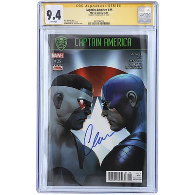 Chris Evans Captain America Autographed Captain America #25 Comic Book - CGC Graded 9.4