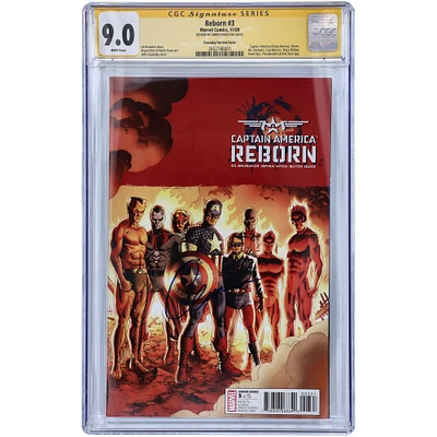 Chris Evans Captain America Autographed Reborn #3 Cassaday Variant Cover Comic Book - CGC 9