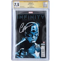 Chris Evans Captain America Autographed Infinity #1 Comic Book - CGC Graded 7.5