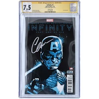 Chris Evans Captain America Autographed Infinity #1 Comic Book - CGC Graded 7.5